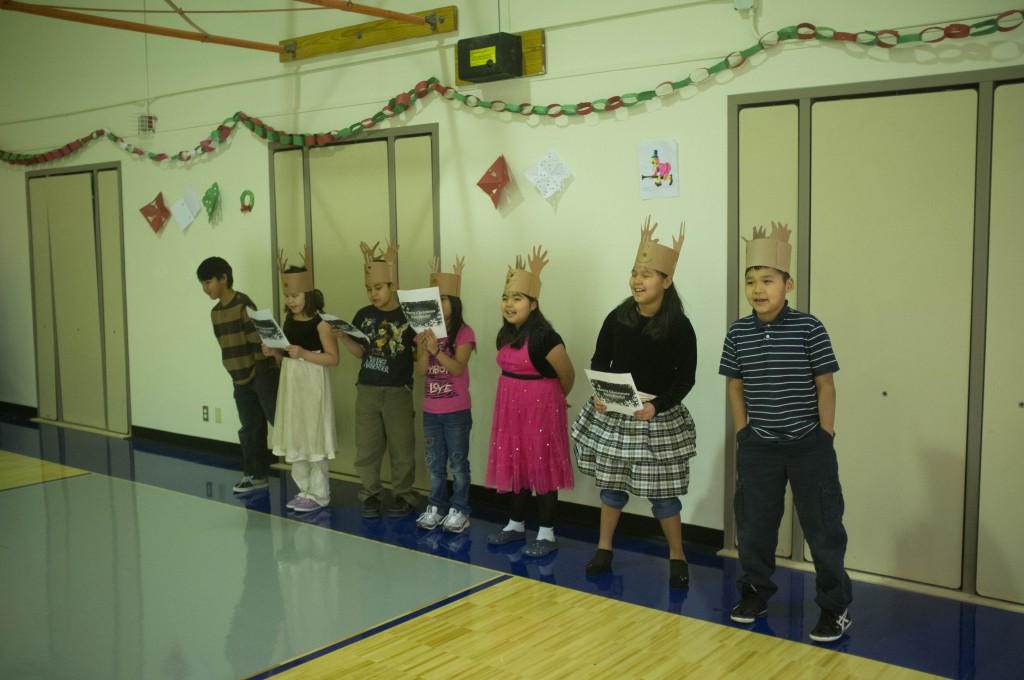 mr. moses' kids doing some christmas songs